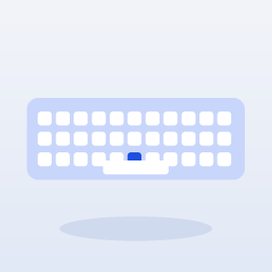 Tactile Slim Wireless Keyboard placeholder image